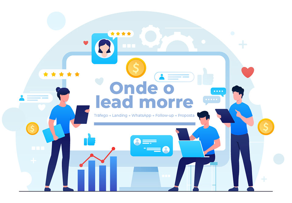 Tráfego sem CRM é performance pela metade: etapas onde leads se perdem.